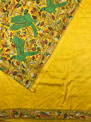 Parrot Theme Kanthawork Saree