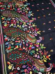 Peacock Kanthawork Saree