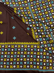 GRAND Kutchwork Saree