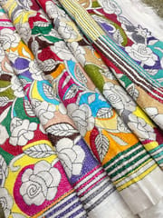 Gulaabo Kanthawork Saree