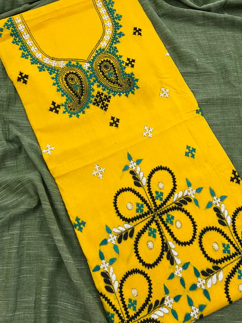 Kutchwork Kurti Material