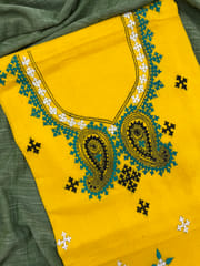 Kutchwork Kurti Material