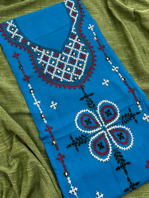 Kutchwork Kurti Material