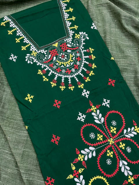 Kutchwork Kurti Material