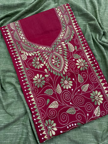 Kanthawork Kurti Material