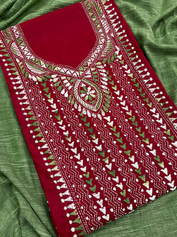 Kanthawork Kurti Material