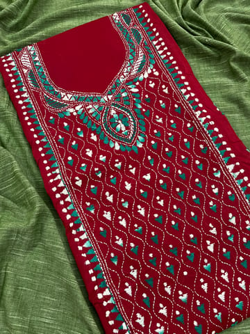 Kanthawork Kurti Material