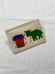 Jungle Theme Applique Work Purse