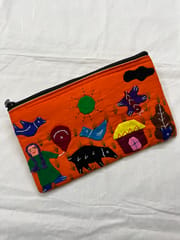 Jungle Theme Applique Work Purse