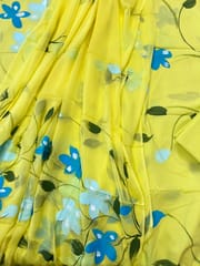 Hand Painted Dress Material