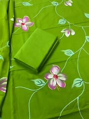 Hand Painted Dress Material