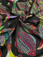 Fish Theme Kanthawork Saree