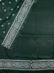 Geometric Kutchwork Saree