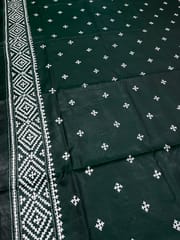 Geometric Kutchwork Saree