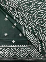 Geometric Kutchwork Saree