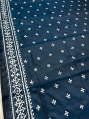 Aesthetic Kutchwork Saree