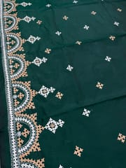 Mahal Kutchwork Saree