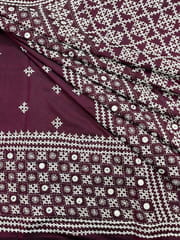 GRAND Kutchwork Saree