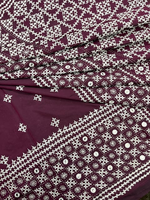 GRAND Kutchwork Saree