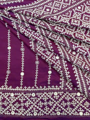 Ethnic Kutchwork Saree