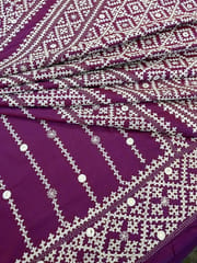 Ethnic Kutchwork Saree