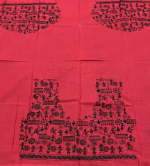 Warli Kanthawork Blouse Piece