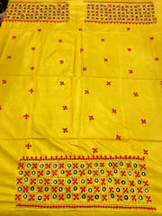 Art Silk Kutchwork Blouse Piece