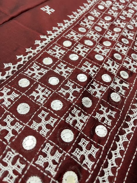 Art Silk Kutchwork Blouse Piece