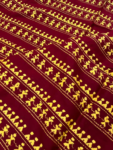 Warli Kanthawork Border