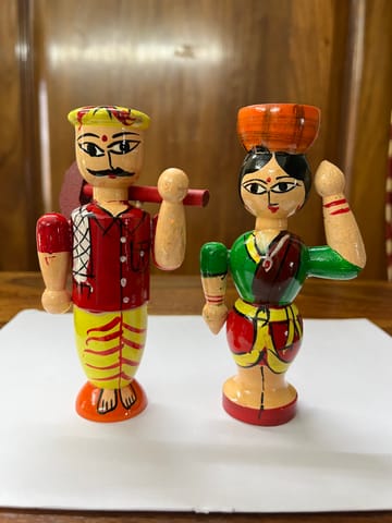 Farmer Couple Dolls