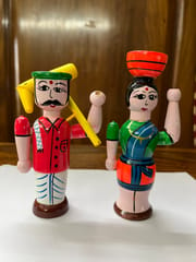 Farmer Couple Dolls