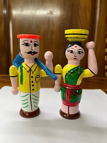 Farmer Couple Dolls