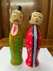 Bobble Head Chinese Couple Dolls