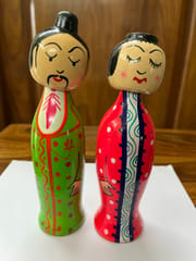 Bobble Head Chinese Couple Dolls