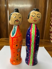 Bobble Head Chinese Couple Dolls