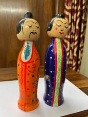 Bobble Head Chinese Couple Dolls