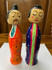 Bobble Head Chinese Couple Dolls