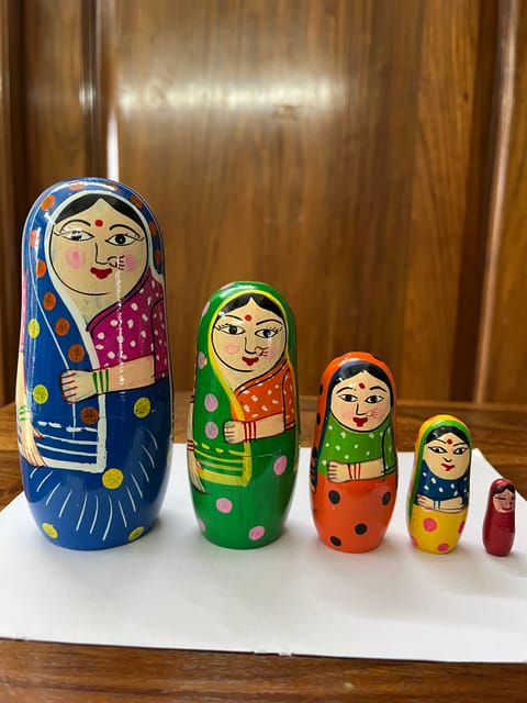 Indian Naari Nesting Doll