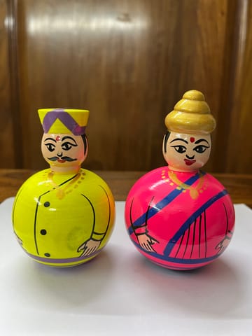 Raja Rani Balancing Dolls - SMALL