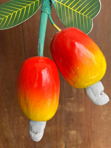 Wooden Cashew Fruit