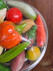 Wooden Vegetables Plate