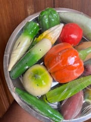 Wooden Vegetables Plate