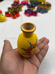 Premium Miniature Wooden Pot