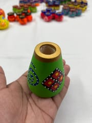 Premium Miniature Wooden Pot